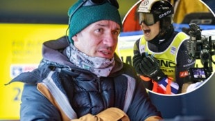 Felix Neureuther (li.) litt mit  Eduard Hallberg mit.