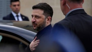 Der ukrainische Präsident zu Besuch in Nikosia