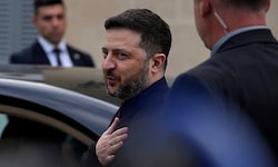 Der ukrainische Präsident zu Besuch in Nikosia