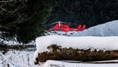 Auch der Rettungshubschrauber war im Einsatz.