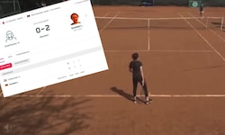 Hilflos stand die Ägypterin Hajar Abdelkadar auf dem Tennisplatz. 