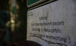 Dringend saniert werden müsste die Glasenbachklamm. 