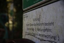 Dringend saniert werden müsste die Glasenbachklamm. 
