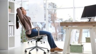 Bequem zurücklehnen und kurz schlummern. Danach geht's mit neuer Kraft voraus.