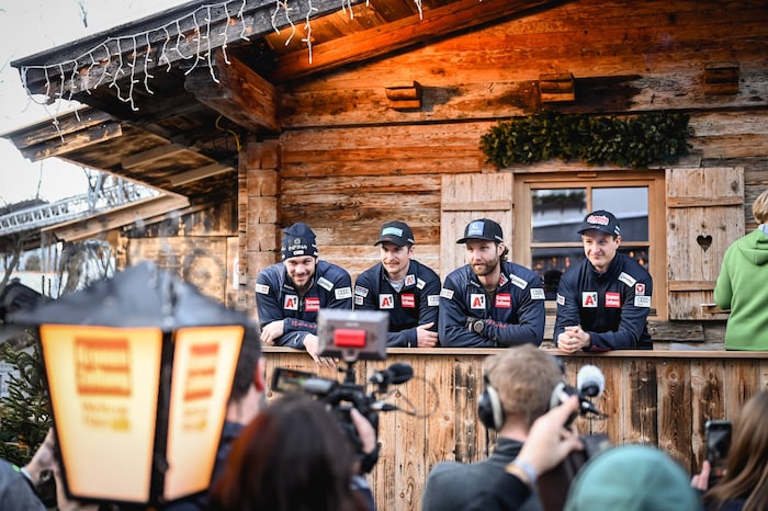Immer wieder beehren die Größen wie die ÖSV-Stars Michi Matt, Fabio Gstrein, Marco Schwarz und ...