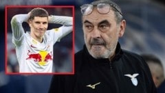 Petar Ratkov und Maurizio Sarri