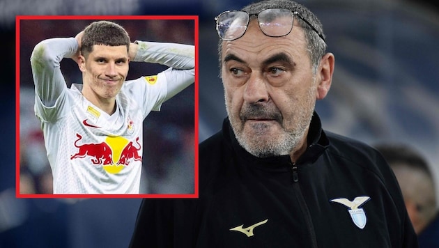 Petar Ratkov und Maurizio Sarri