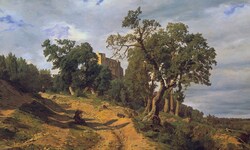 Ferdinand Georg Waldmüller, Die Ruine Liechtenstein bei Mödling, 1848