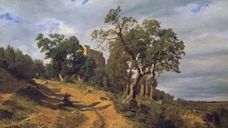 Ferdinand Georg Waldmüller, Die Ruine Liechtenstein bei Mödling, 1848