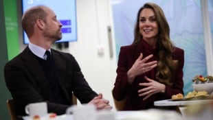 Gemeinsam stark: Einen Tag vor ihrem Geburtstag besuchen Prinzessin Kate und Prinz William das ...