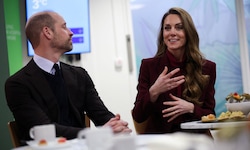 Gemeinsam stark: Einen Tag vor ihrem Geburtstag besuchen Prinzessin Kate und Prinz William das ...