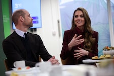 Gemeinsam stark: Einen Tag vor ihrem Geburtstag besuchen Prinzessin Kate und Prinz William das ...