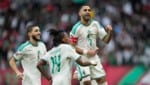 Algeriens Riyad Mahrez ist einer von fast 200 Spielern beim Afrika Cup, die in Europa zur Welt ...
