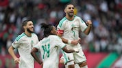 Algeriens Riyad Mahrez ist einer von fast 200 Spielern beim Afrika Cup, die in Europa zur Welt ...