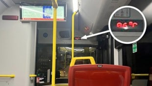 Um sieben Uhr früh zeigte die Anzeige im Bus gerade einmal frostige sechs Grad Celsius an.