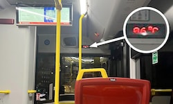 Um sieben Uhr früh zeigte die Anzeige im Bus gerade einmal frostige sechs Grad Celsius an.