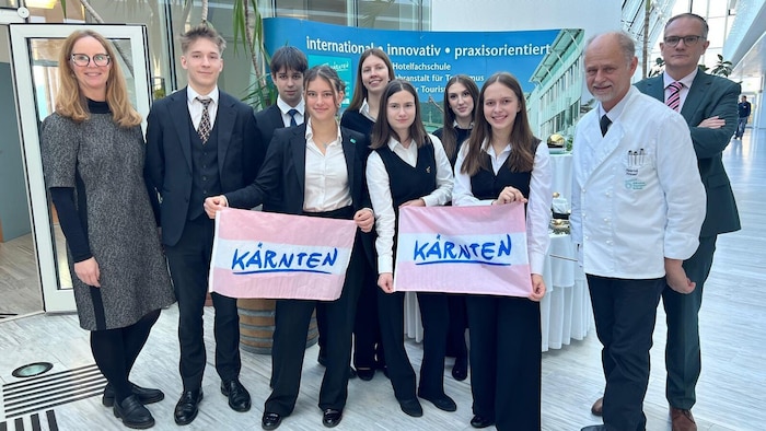 Die Villacher Tourismusschule darf sogar ins Österreich Haus.