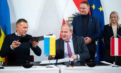 Andrej Schewtschenko und Josef Pröll unterzeichneten ein Memorandum.