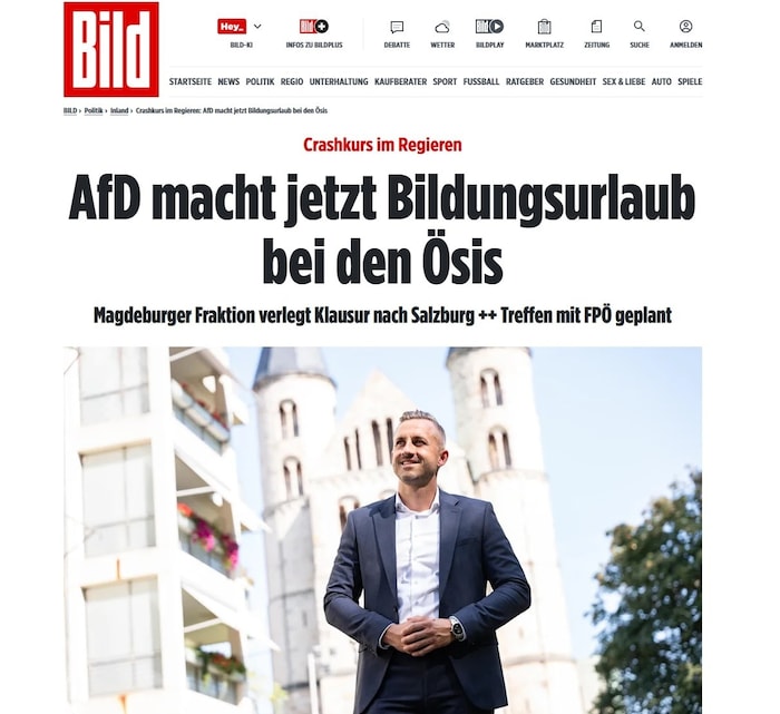 Die Schlagzeile der Bild.