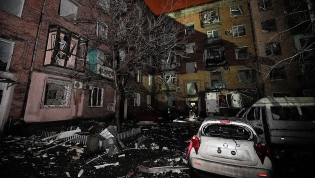 Die Großstadt Krywyj Rih in der südlichen Ukraine wird aktuell wieder von russischen ...