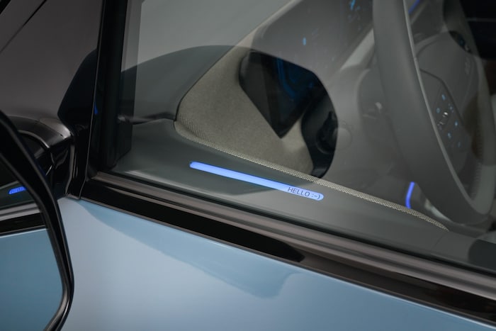 Beim Einsteigen wird man begrüßt.