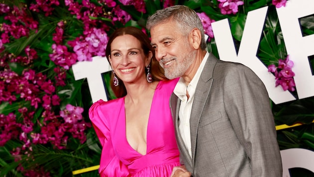 Julia Roberts und George Clooney gehören zu den Stars, die bei den Golden Globes die Trophäen ...