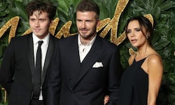 Ein Foto aus besseren Tagen: Brooklyn Beckham mit seinen Eltern David und Victoria Beckham. ...
