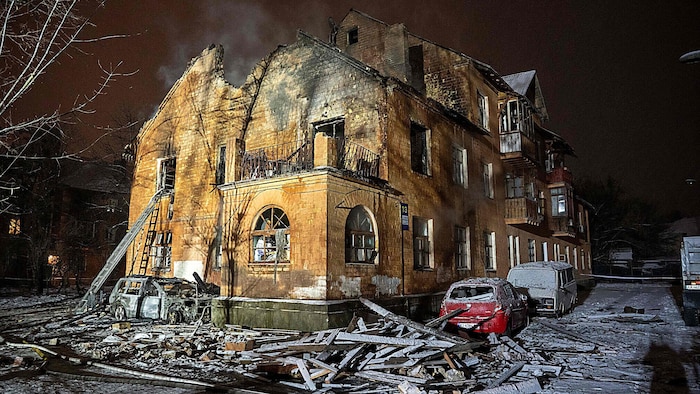 Four people were killed and 19 injured in drone attacks on Kyiv.