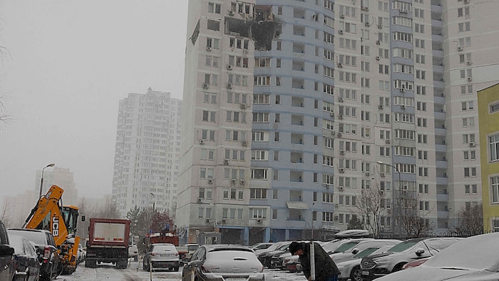 Four people were killed and 19 injured in drone attacks on Kyiv.