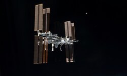 Die  Internationale Raumstation ISS