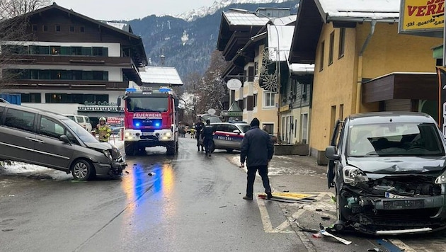 Drei Autos waren beteiligt.