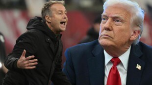 Leverkusen-Trainer Kasper Hjulmand hat sich gegen die aktuelle Außenpolitik der US-Regierung ...