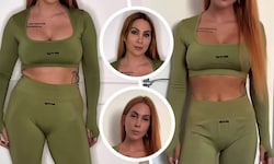 Body-Update: Rechts: durchtrainiert und mit Sixpack. Links: heute – sichtbar weiblicher und ...