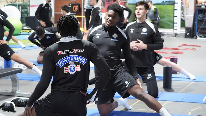 Die letzten Einheiten absolvierte Chukwuani im Camp in Marbella für Sturm.