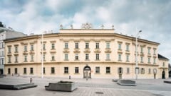 Der künftige Standort vom Haus der Geschichte Österreich, von der Mariahilferstraße aus gesehen. ...
