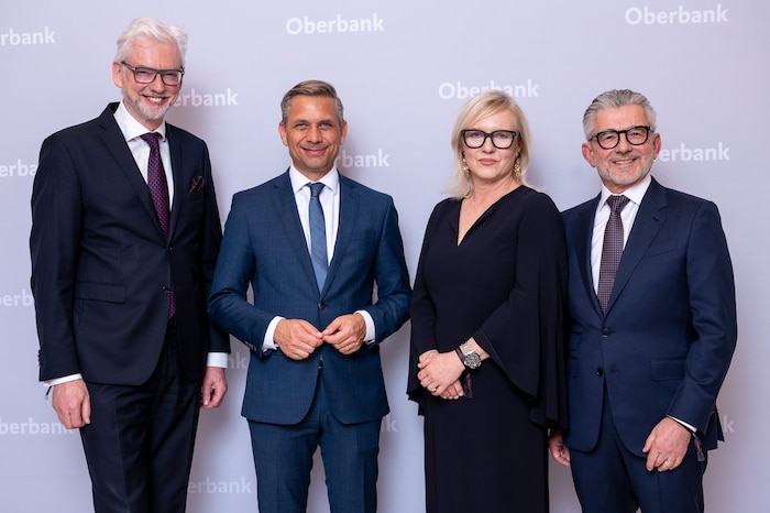 Michael Strugl (Verbund AG), Wolfgang Hattmannsdorfer (Wirtschaftsminister), Barbara und Herbert ...