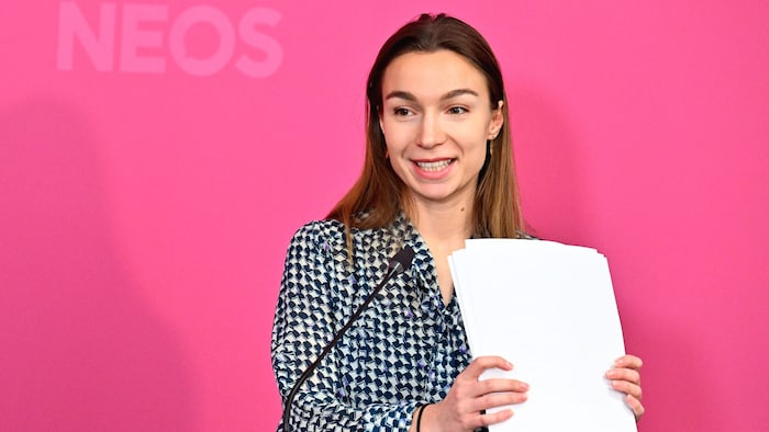 Die Fraktionsführerin der NEOS im U-Ausschuss, Sophie Wotschke