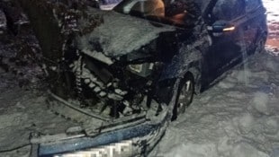 Der Unfall geschah bei starkem Schneetreiben. 