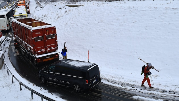 Auch in den kommenden Tagen kann es in ganz Österreich zu teils heftigen Schneestürmen kommen.