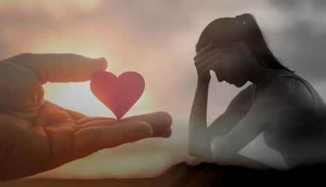 Sorgen und Stress gefährden auch das Herz.