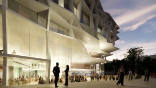 Der neue Messepark wird nicht nur mehr Platz bieten, sondern auch architektonisch neue Standards ...