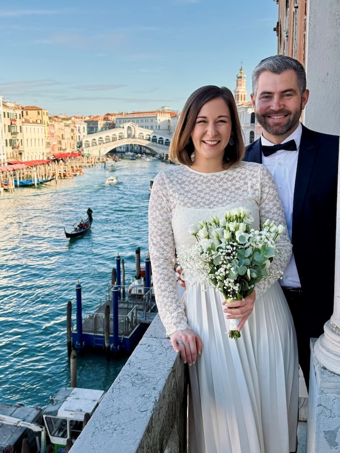 Plakolm and Bauer got married before the end of last year.