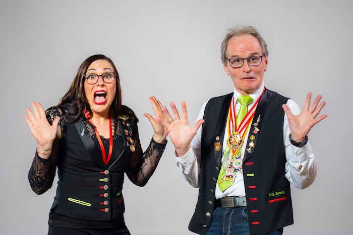 Anna Warmuth (Obfrau) und Fredy Becker (Regie) freuen sich schon auf die Sitzungen.