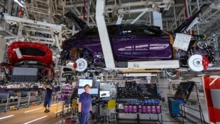 Das BMW-Werk in Leipzig