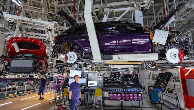 Das BMW-Werk in Leipzig