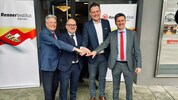 LH Peter Kaiser, Renner-Institut-Landesgeschäftsführer Harry Kofler, SP-Landesgeschäftsführer ...