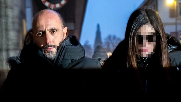 The owner of the Swiss bar "Le constellation" is now in custody. His wife is pictured on the ...