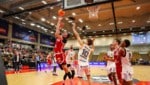 Die Basketballer von BC Vienna haben alle Hände voll zu tun. 