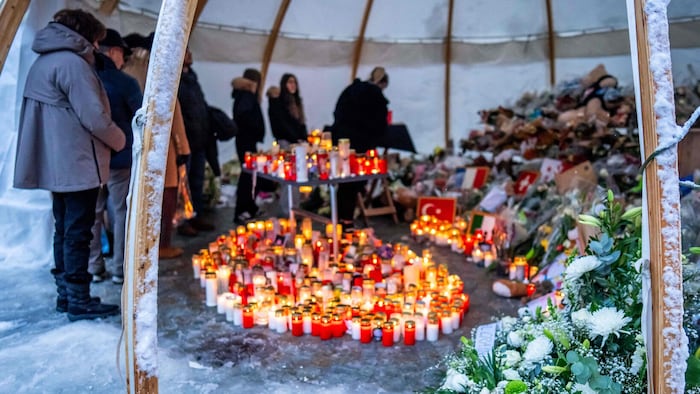 Auch in der Schweiz gab es am selben Tag eine Trauerfeier.