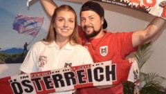 Robert Schweighofer ist Obmann der Red Eagles Austria. Ehefrau Sophia ist auch großer ...